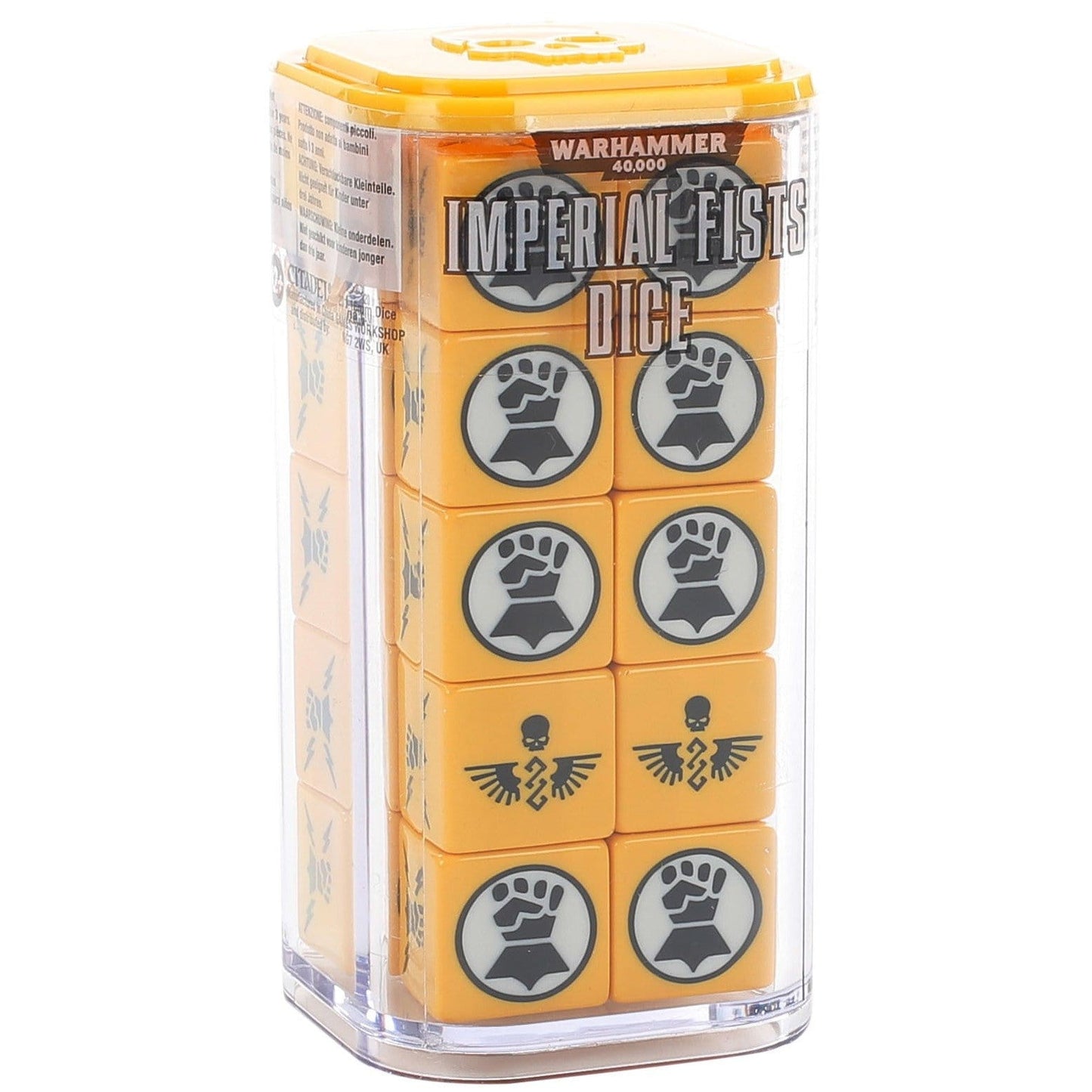 Space Marines Imperial Fists Dice ( 86-88 ) - Used