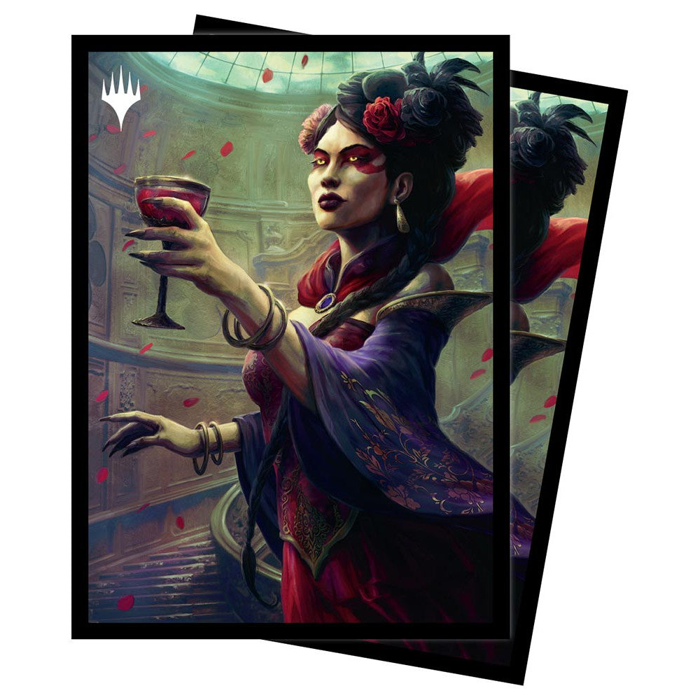 Ultra Pro Sleeves 100ct - Innistrad: Crimson Vow - Henrika, Infernal Seer