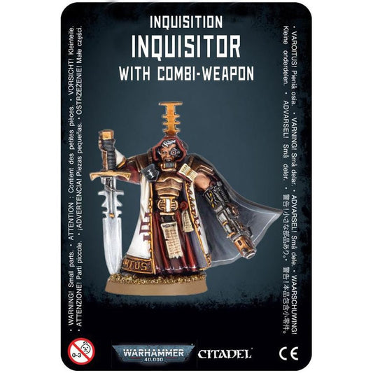 Inquisitor with Combi-Weapon (Metal) (inquisitor with plasma pistol) ( 7045-MW ) - Used