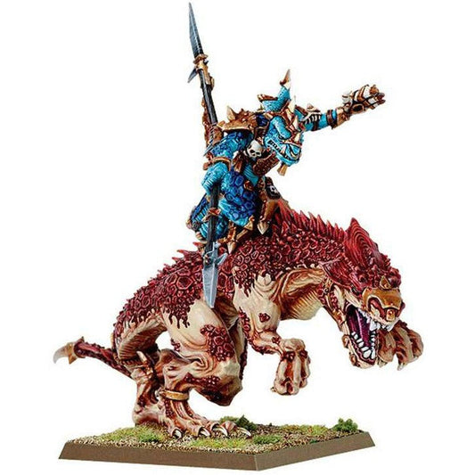 Seraphon Kroq-Gar-on-Carnosaur (Metal) ( 8079-MR ) - Used