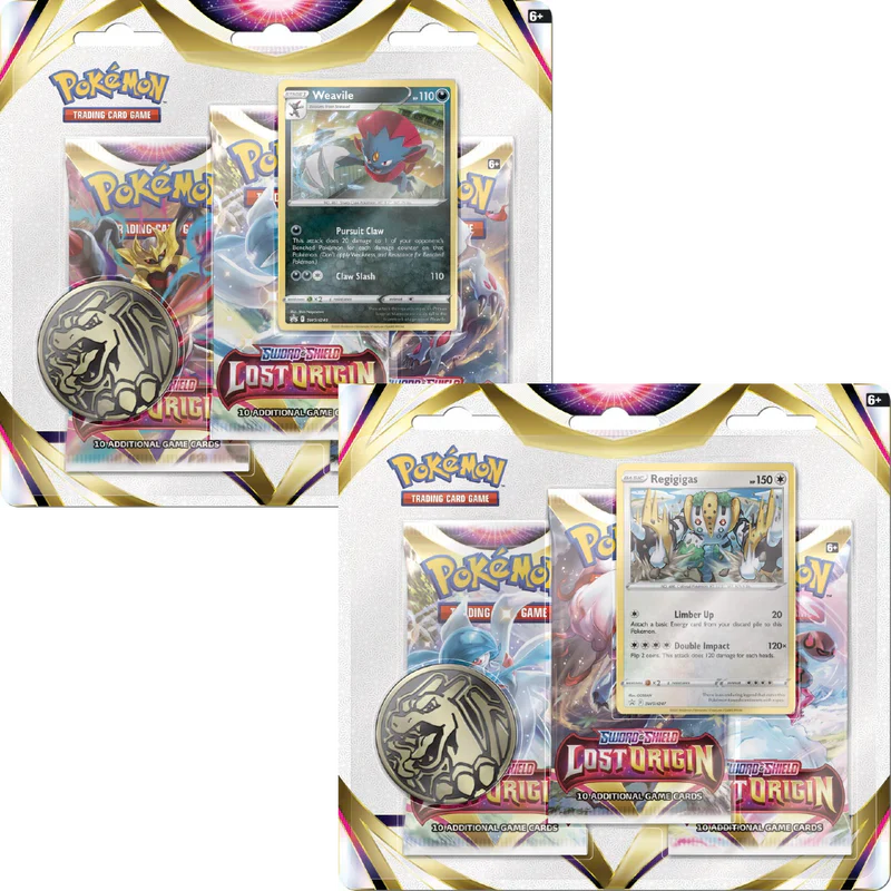 Pokemon Blister 3 Pack - Sword & Shield: Lost Origin