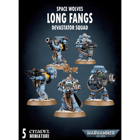 Space Wolves Long Fangs ( 53-15-N ) - Used