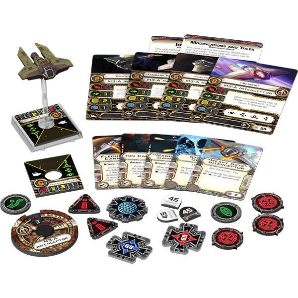 V1 Star Wars X-Wing - M3-A Interceptor Expansion Pack ( SWX26 ) - Used