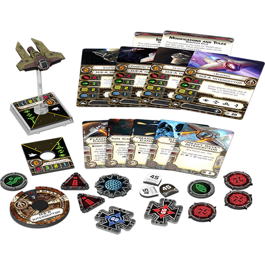 V1 Star Wars X-Wing - M3-A Interceptor Expansion Pack ( SWX26 ) - Used