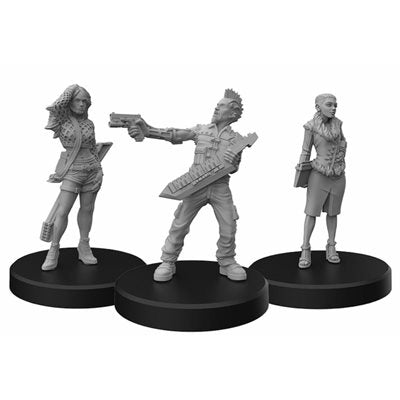 Cyberpunk Red Unpainted Minis - Rockers A