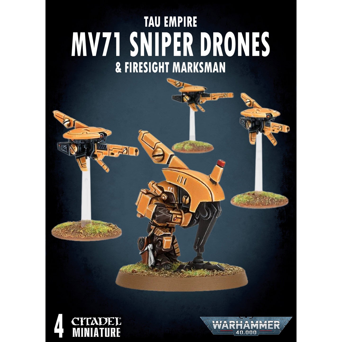 Tau Empire - MV71 Sniper Drones & Firesight Marksman ( 56-00-W )