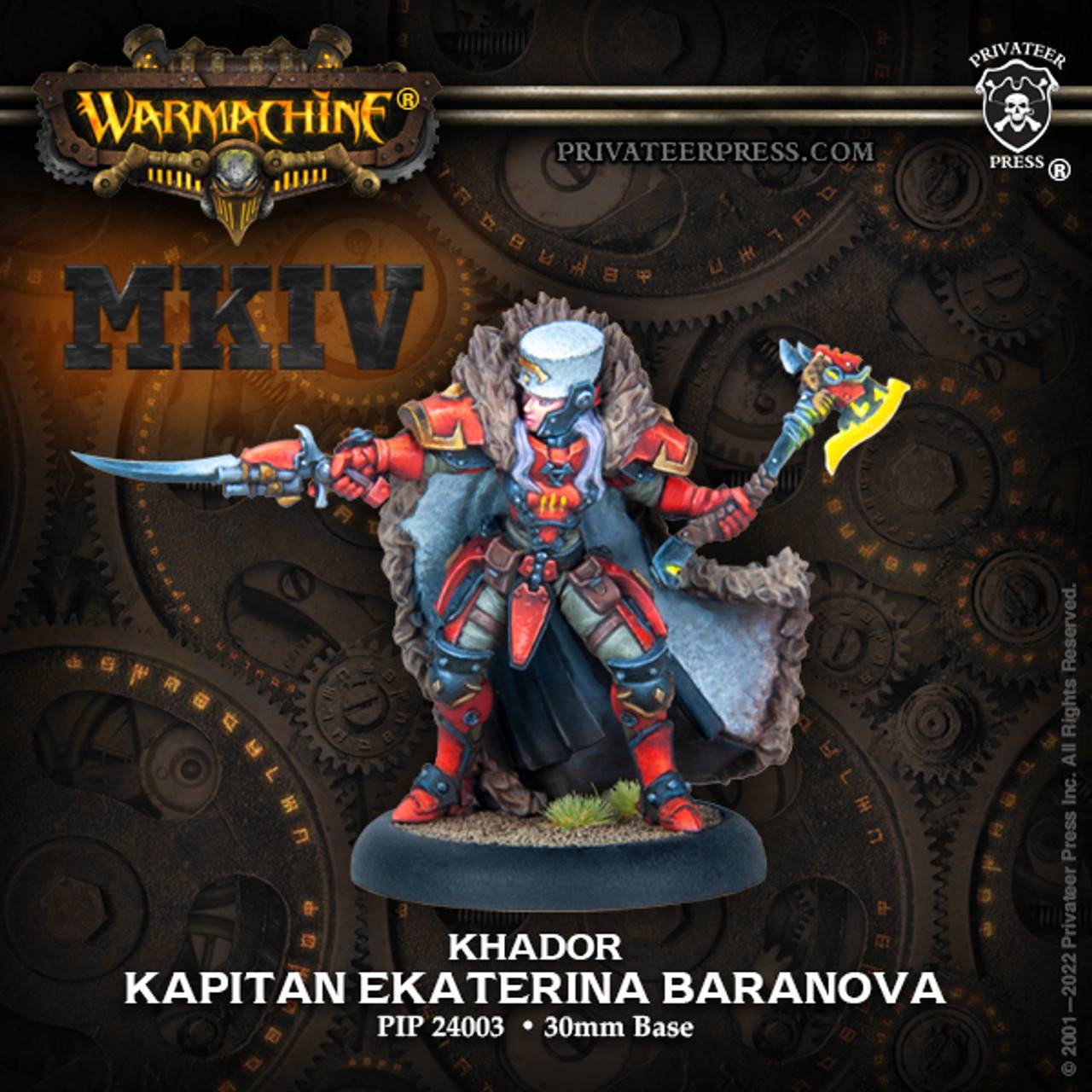 Khador Kapitan Ekaterina Baranova - PIP24003