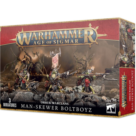 Orruk Warclans Kruelboyz Man-Skewer Boltboyz ( 89-67 ) - Used