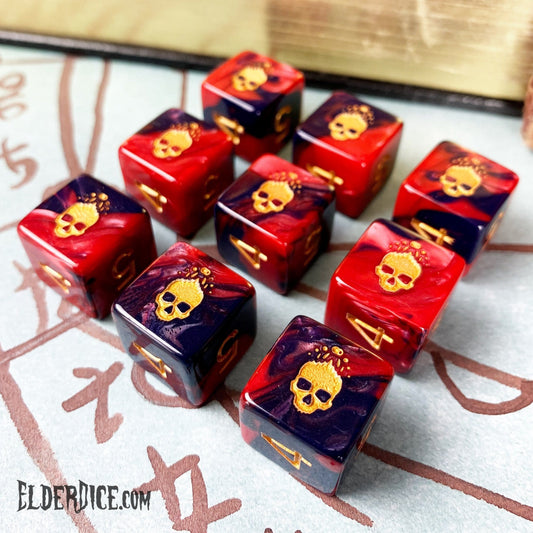 Elder Dice - 9 D6 The Mark of Necronomicon ( ED6-L01 )