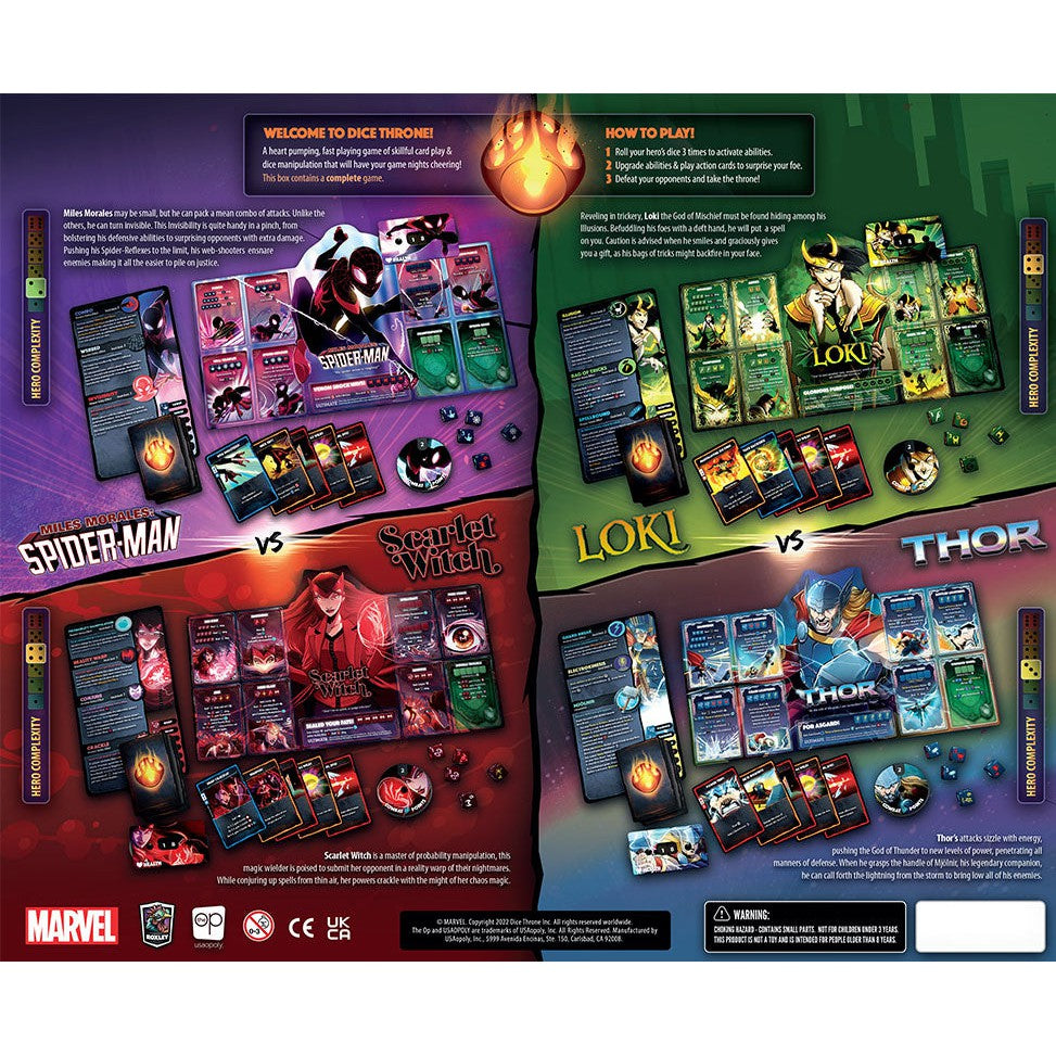 Dice Throne Marvel - 4 Hero Box