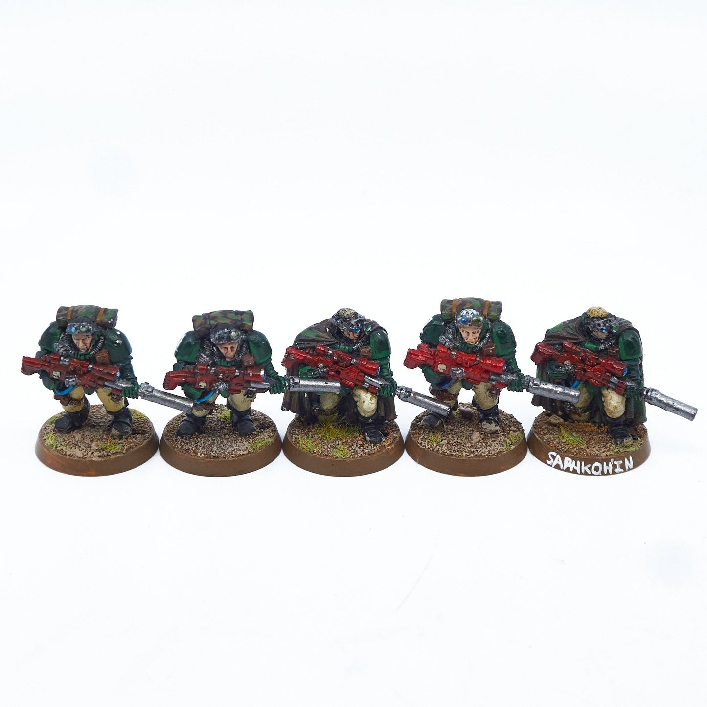 Space Marines - Scouts with Sniper Rifles (Metal) (01574) - Used