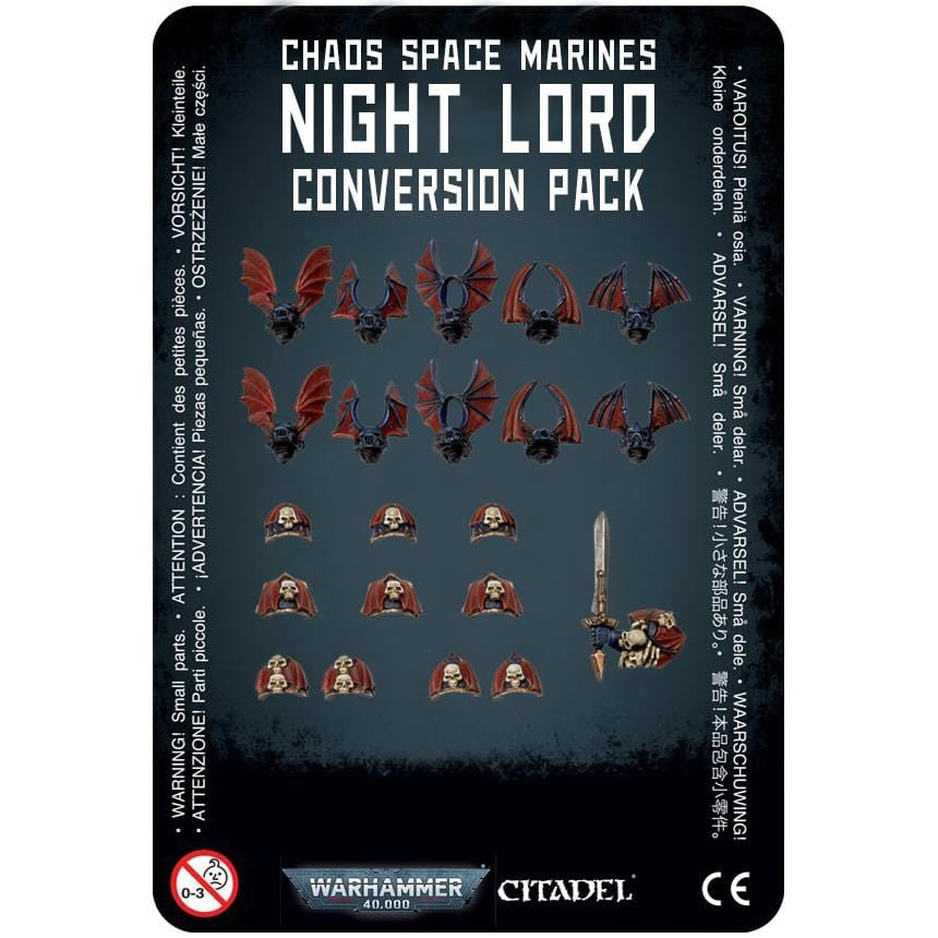 Chaos Space Marines Night Lords Conversion Pack ( 2022-W ) - Used