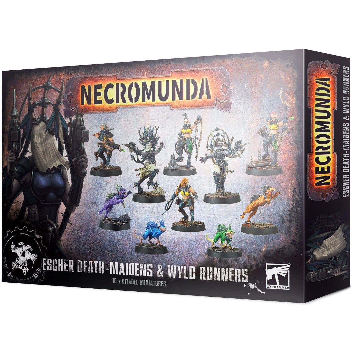 Necromunda Gang - Escher Death Maidens & Wyld Runners ( 300-66 )