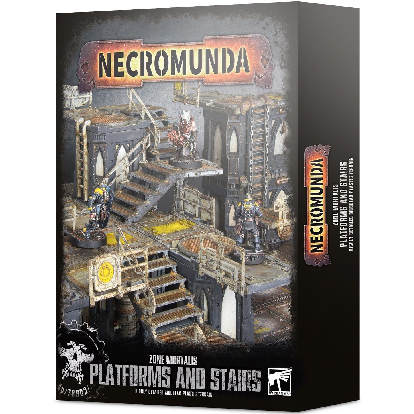 Necromunda Terrain - Zone Mortalis Platforms and Stairs ( 300-49 )