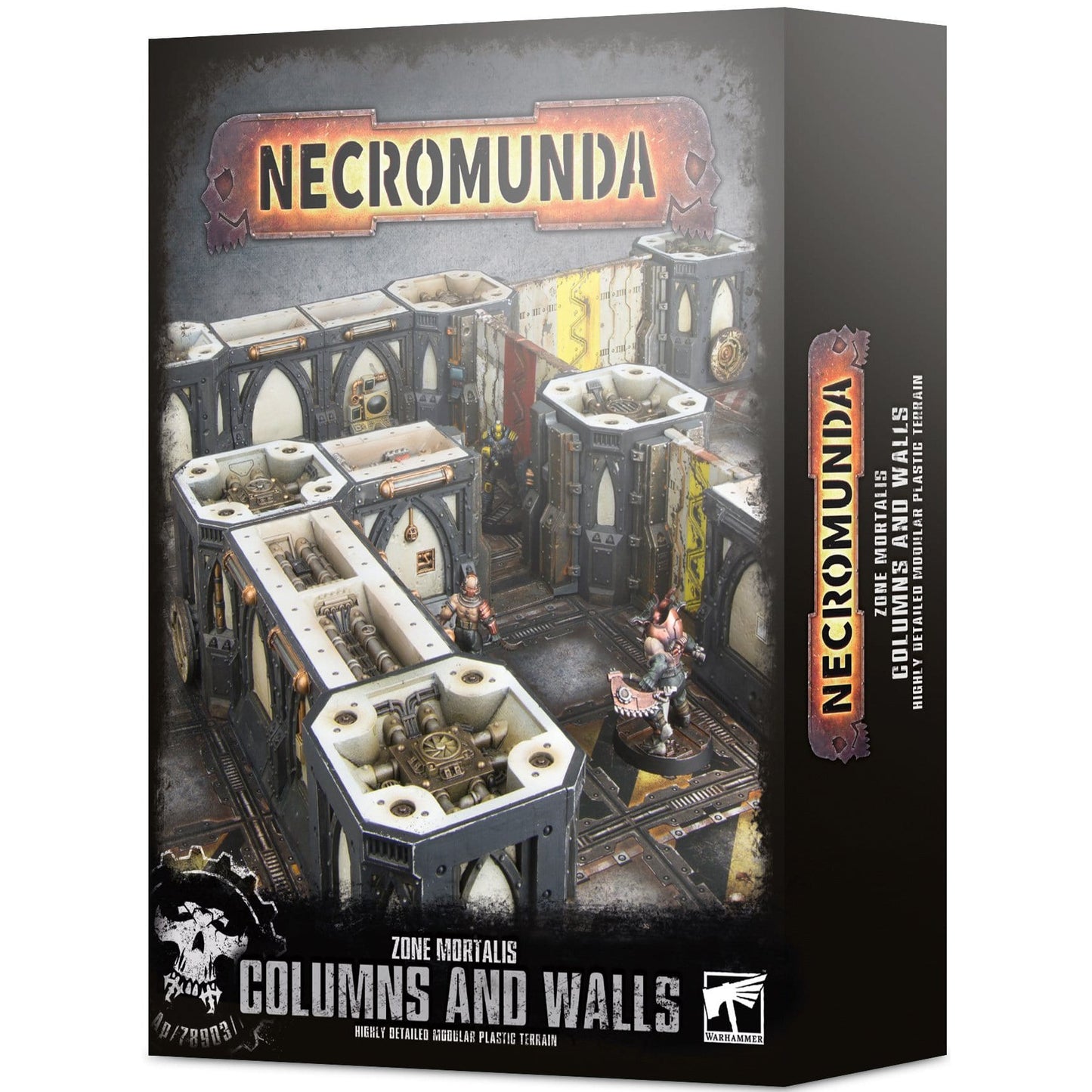 Necromunda Terrain - Zone Mortalis Columns and Walls ( 300-48 )