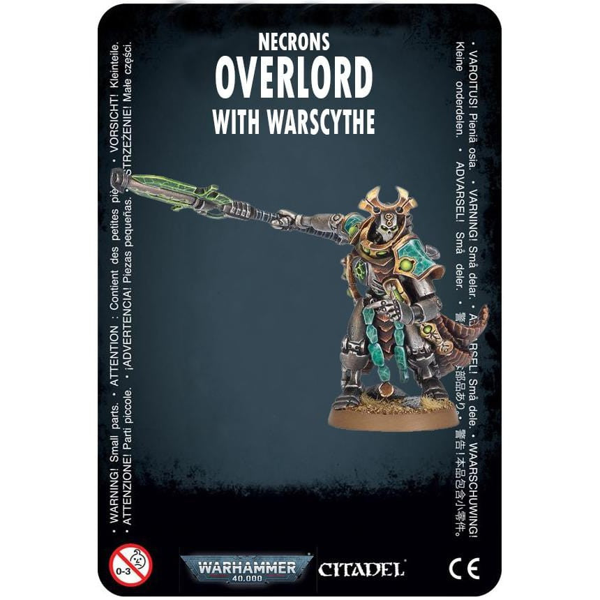 Necrons Overlord with Warscythe ( 49-60-N ) - Used