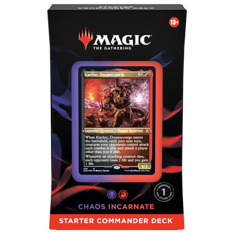 Starter Commander Deck - Chaos Incarnate (Black-Red)