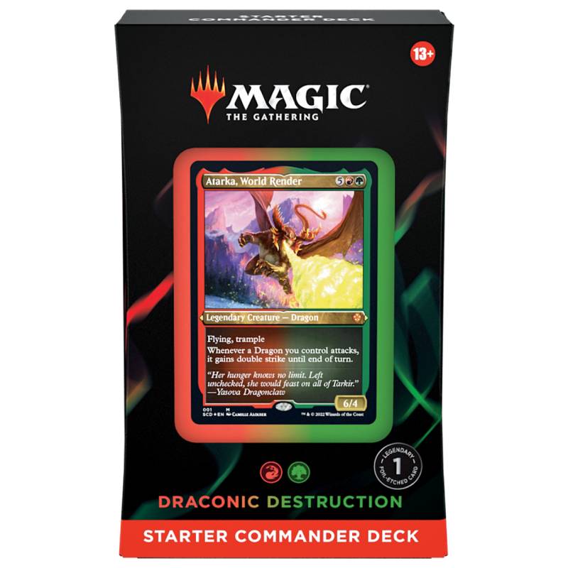 Starter Commander Deck - Draconic Destruction (Red-Green)