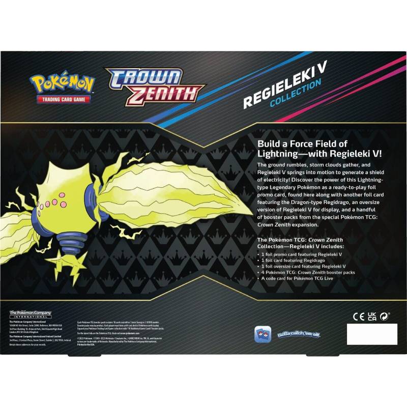 Pokemon Sword & Shield Crown Zenith Premium Collection - Regieleki V