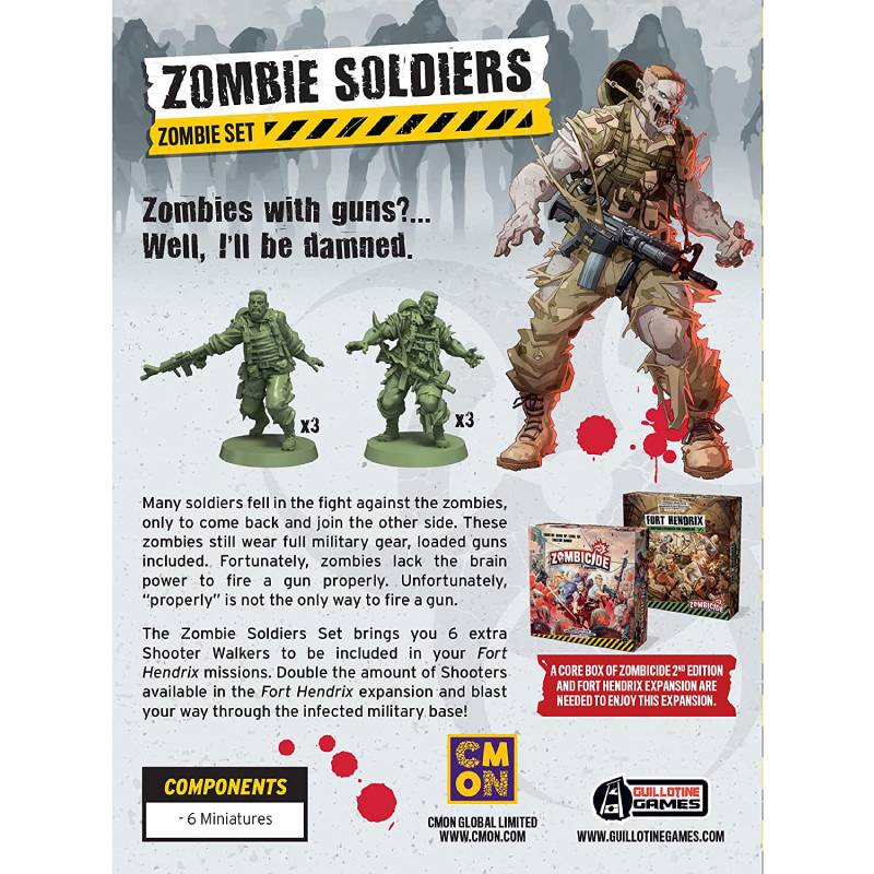 Zombicide 2nd edition: Zombie Soldiers set