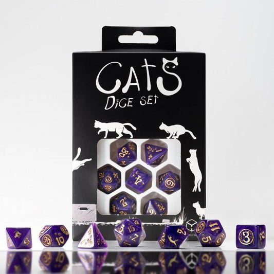 Cats Dice Set / 7 dés gentil petit chat: Purrito