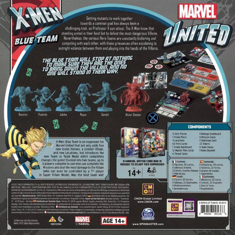 Marvel United: X-Men - Blue Team