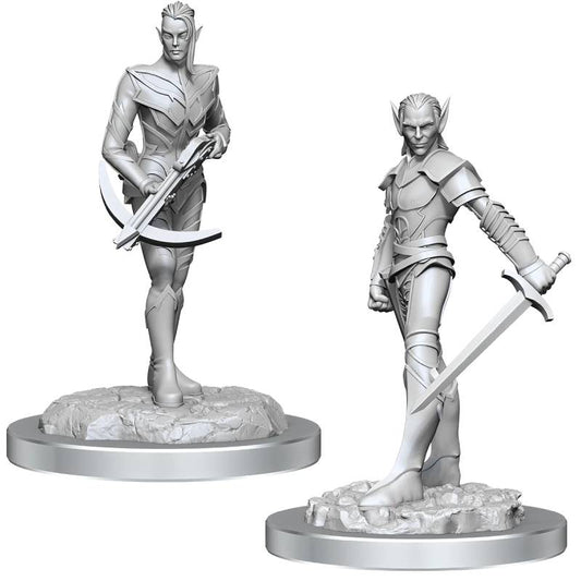 D&D Unpainted Minis Wave 18 - Drow Fighters ( 90525 )