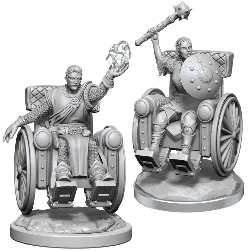 D&D Unpainted Minis Wave 18 - Human Clerics ( 90523 )