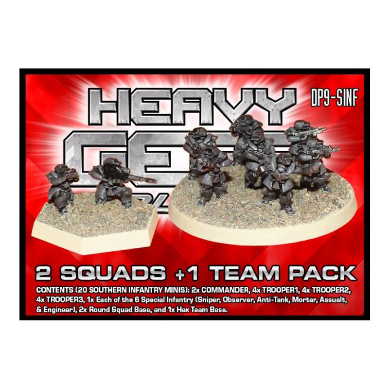 Southern Infantry 2 Squads +1 Team Pack