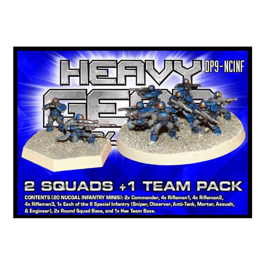 NuCoal Infantry 2 Squads +1 Team Pack