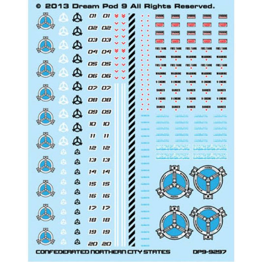 Confederated Northern City States Decals Pack