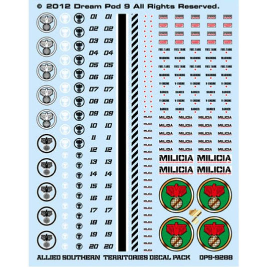 Allied Southern Territories Decal Pack