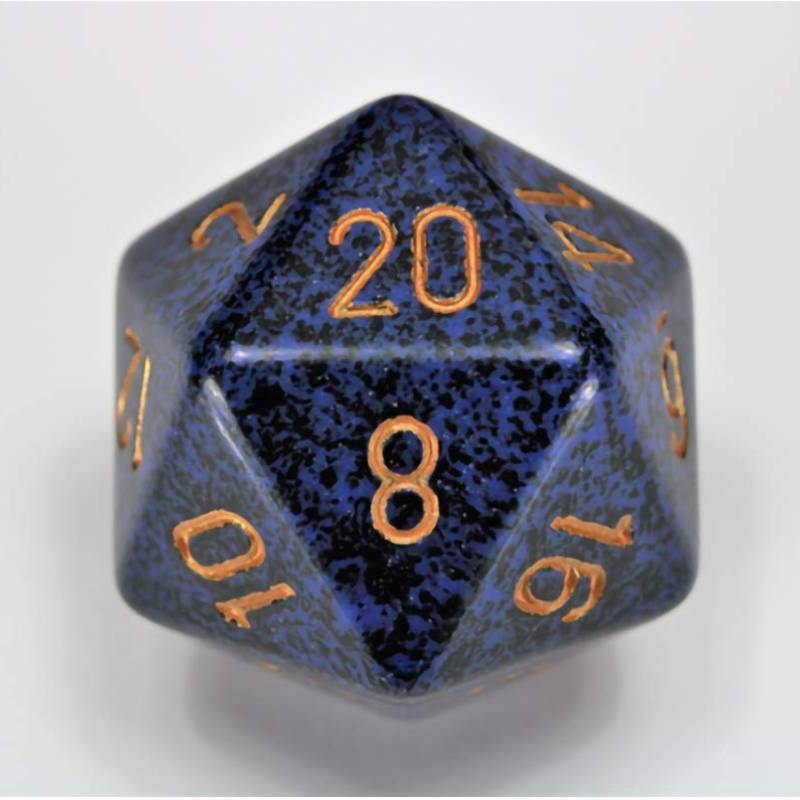 Mega D20 Speckled Dice 34mm - CHXXS20AA