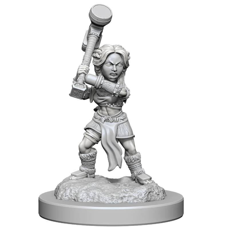 D&D Unpainted Minis Wave 18 - Halfling Barbarians ( 90412 )