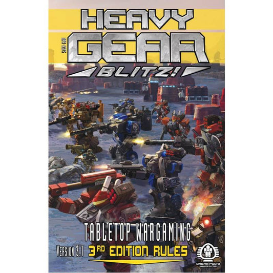 Heavy Gear Blitz! Tabletop Wargaming - 3rd Edition Rules - Version 3.1 - Small Format