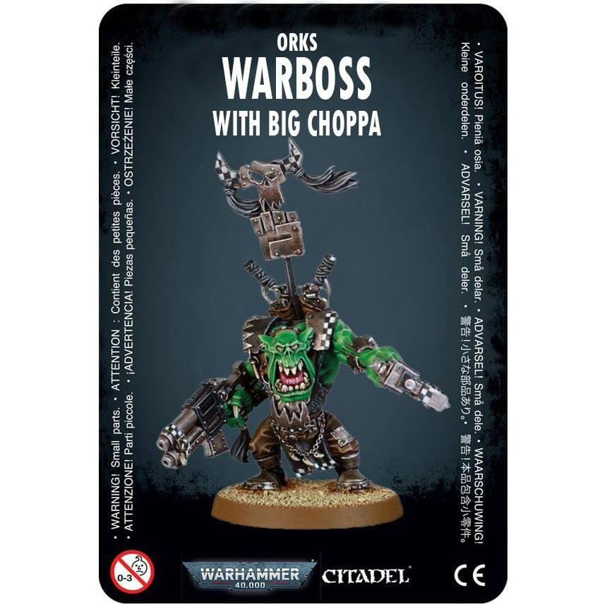 Orks Warboss with Big Choppa (Metal) ( 3109-MW )