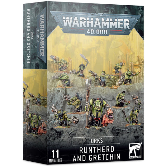 Orks Runtherd and Gretchin ( 50-16 ) - Used