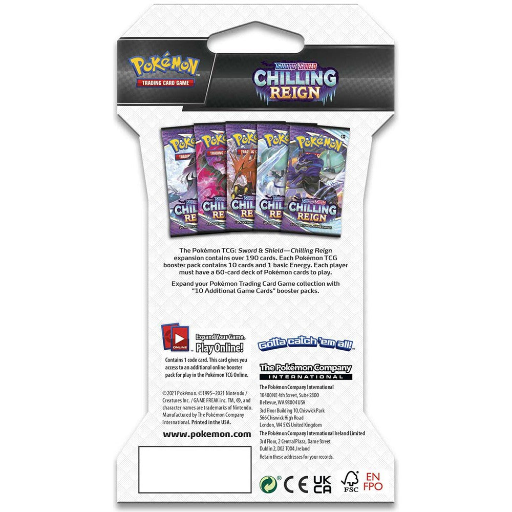 Pokemon Booster Pack - Sword & Shield: Chilling Reign