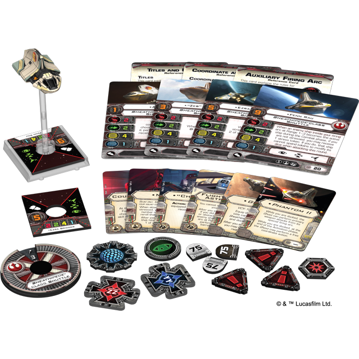 V1 Star Wars X-Wing - Phantom II Expansion Pack ( SWX72 ) - Used