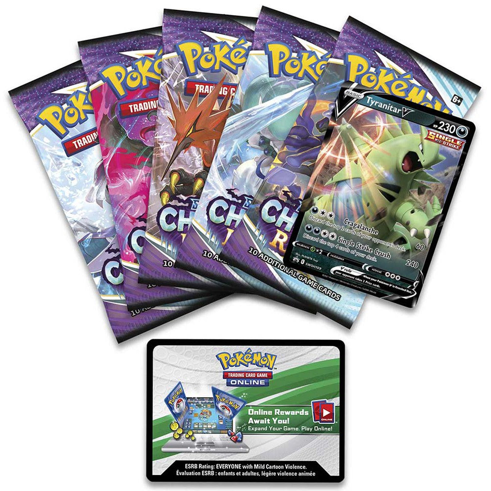 Pokemon V Strikers Tin - Tyranitar V