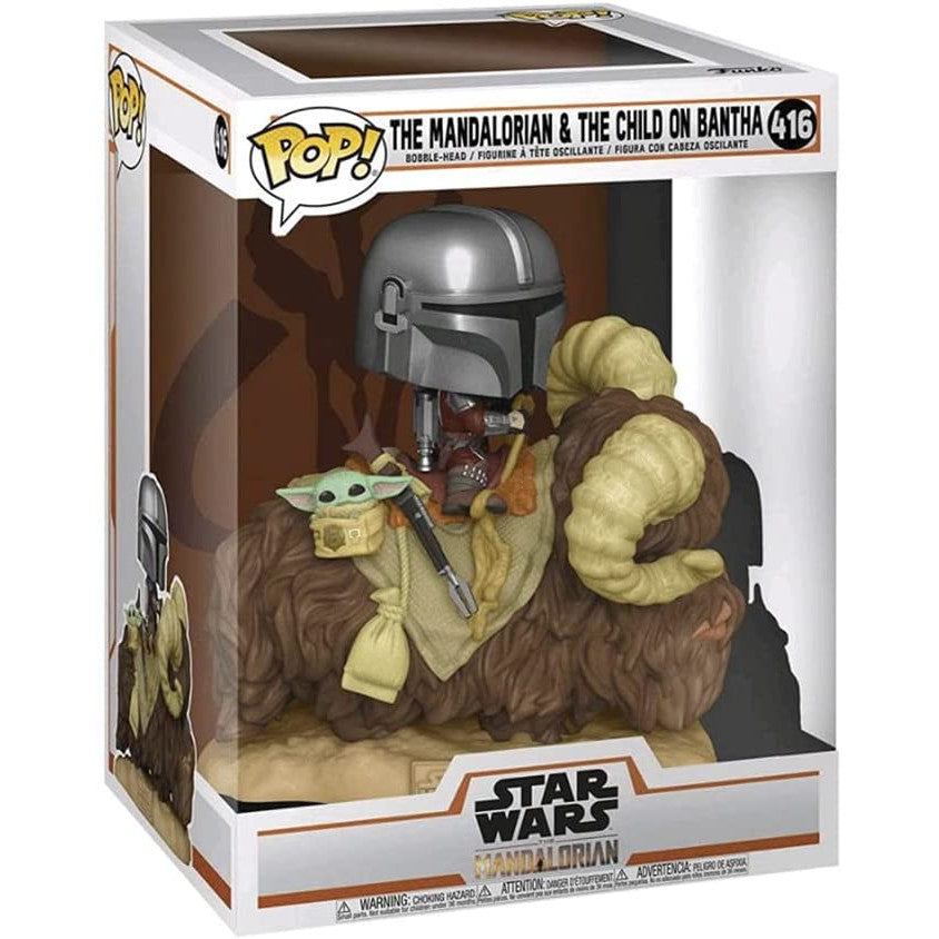 Pop! Star Wars The Mandalorian 416 The Mandalorian & the Child on Bantha