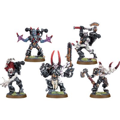 Chaos Space Marines Possessed (Metal) ( 43-27-R ) - Used