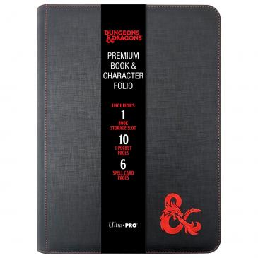 Ultra Pro Binder - Dungeons & Dragons Premium Zippered Book & Character Folio