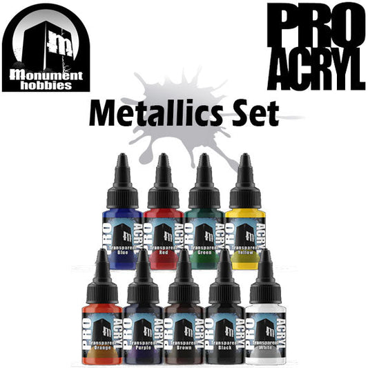 Pro Acryl - Expansion Set Metallics (MPA-SET-MET)