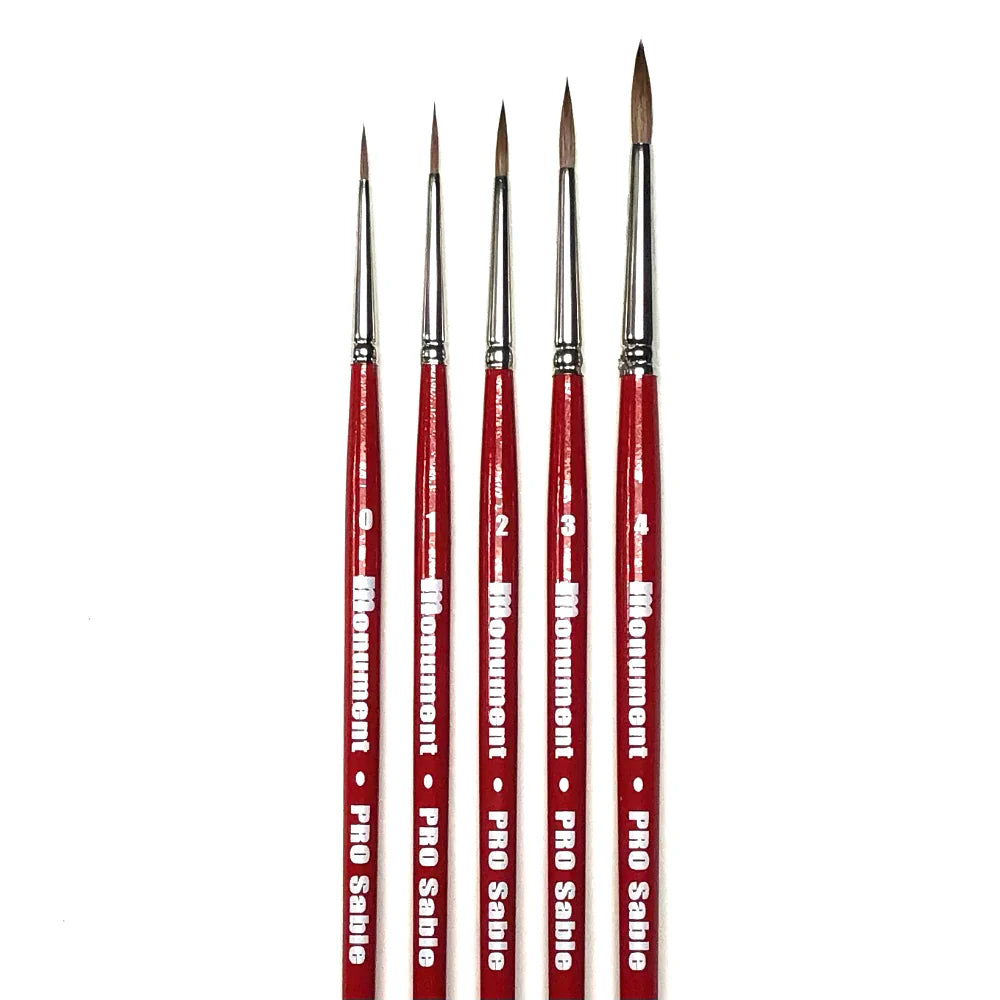 MonumenTOOLS - Pro Sable Brush Set