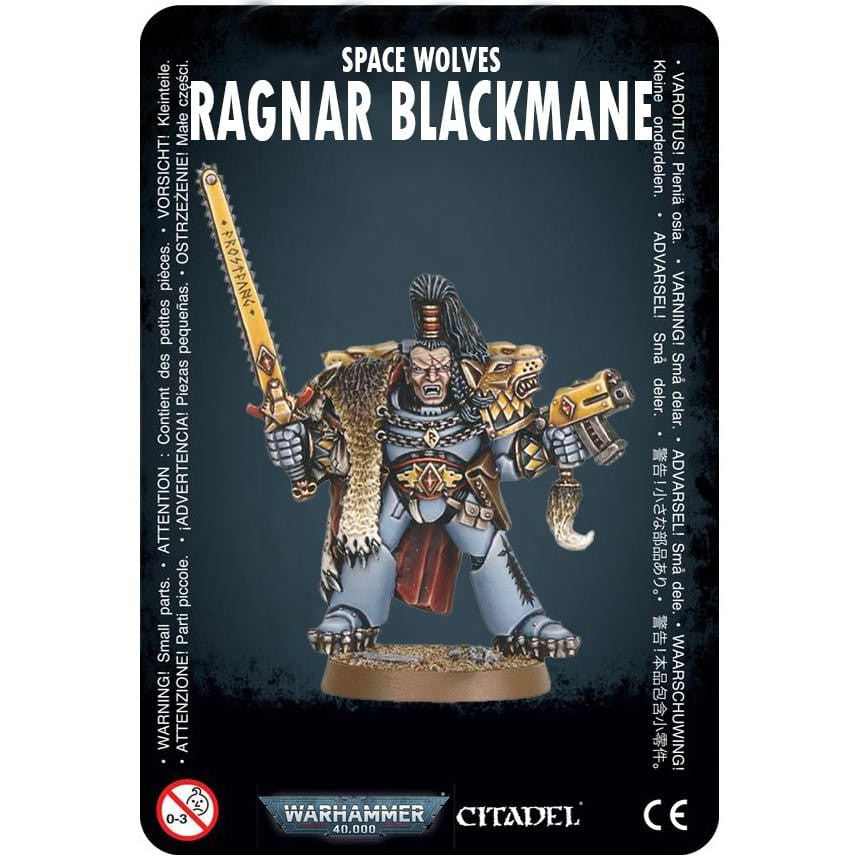 Space Wolves Ragnar Blackmane (Metal) ( 53-30-MR ) - Used