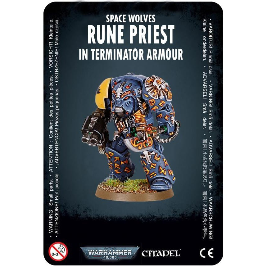 Space Wolves Rune Priest in Terminator Armour ( 1031-N ) - Used