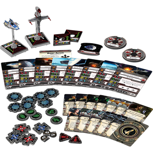 V1 Star Wars X-Wing - Rebel Aces Expansion Pack ( SWX29 ) - Used