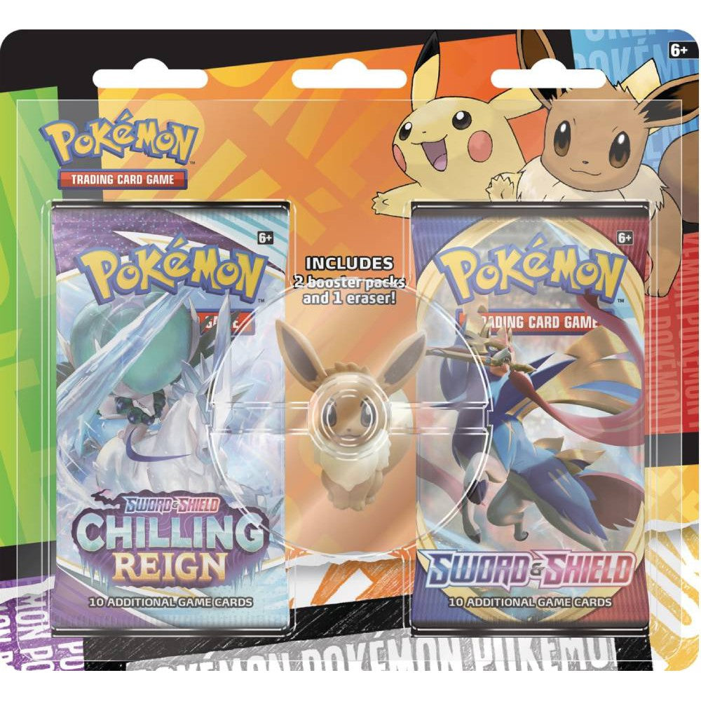 Pokemon Booster Pack - Back to School Eraser - Eevee