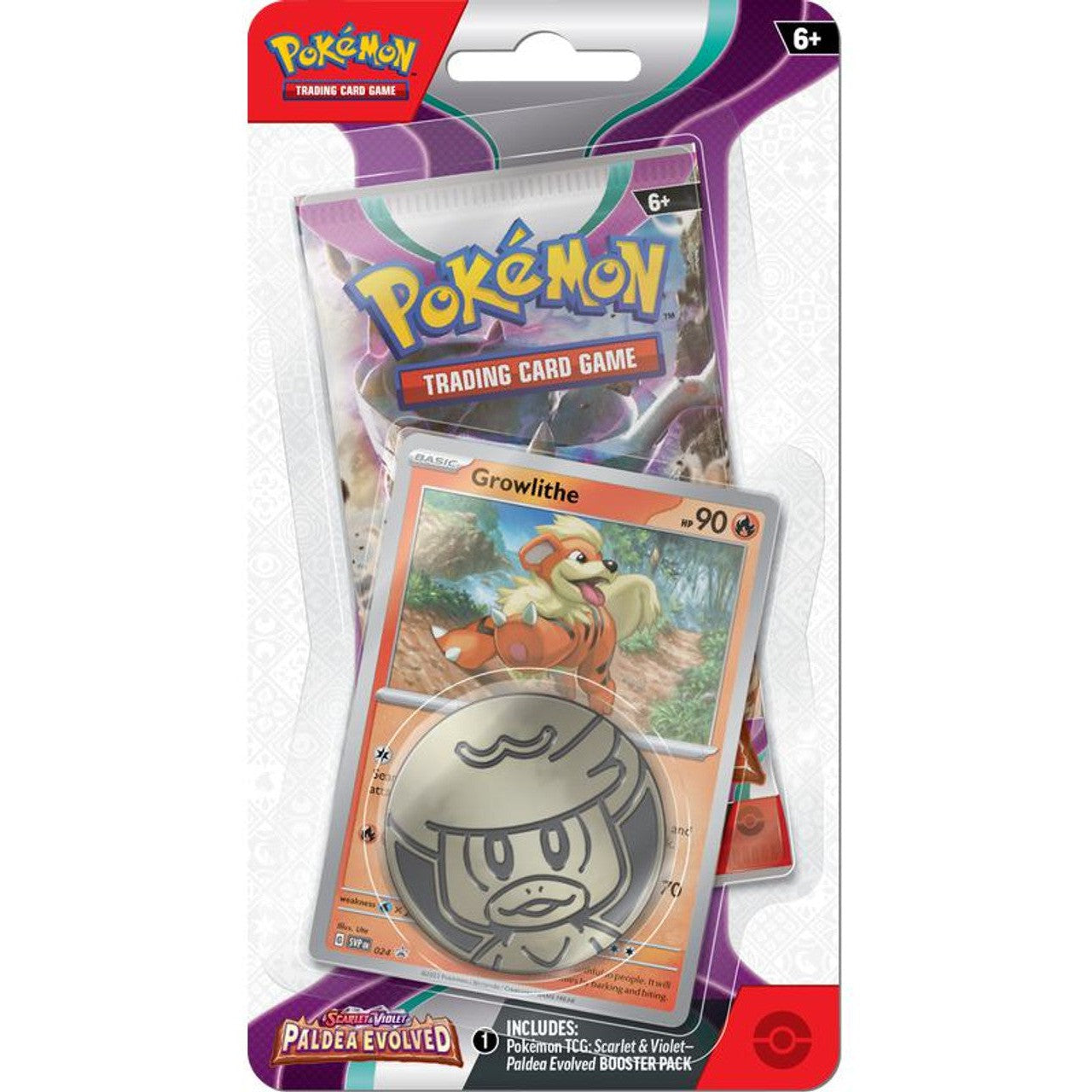 Pokemon Blister Pack - Paldea Evolved - Growlithe Promo